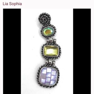 Lia Sophia Multi color slide pendant only